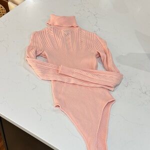 Forever 21 Soft Pink Knit bodysuit